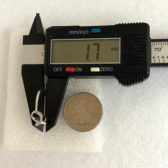 Sterling Silver 925 YGI Round Cubic Zirconia CZ Infinity Symbol Ring Size 7.75 - Picture 16 of 16